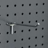 Rafburada ® 100 Adet Delikli Panel Kancası.aksesuar Kancası 25 Cm-3.00 Cm