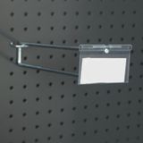 Rafburada ® 100 Adet Etiketli Delikli Panel Kancası.aksesuar Kancası 10 Cm-2.5 Cm