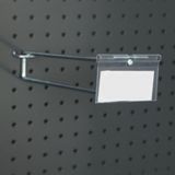 Rafburada ® 100 Adet Etiketli Delikli Panel Kancası.aksesuar Kancası 15 Cm-3.00 Cm