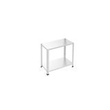 Rafburada 2 Katlı Galvaniz Çelik Raf - Depo, Arşiv, Kiler, Dosya, Market Rafı - 43x93 cm-50 cm-0.70 mm