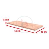 RafBurada 25x60 Cm Ham MDF Raf - Dekoratif Ahşap Raf