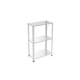Rafburada 3 Katlı Galvaniz Çelik Raf - Depo, Arşiv, Kiler, Dosya, Market Rafı - 43x93 cm-200 cm-0.70 mm