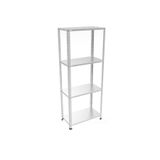 RafBurada 4 Katlı Galvaniz Çelik Raf 1.00 Mm-43x60-200cm