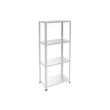 Rafburada 4 Katlı Galvaniz Çelik Raf - Depo, Arşiv, Kiler, Dosya, Market Rafı - 20x60 cm-150 cm-1.00 mm