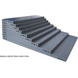 RafBurada 5 Adet Galvaniz Çelik Raf Tablası - Depo, Arşiv, Kiler, Dosya, Market Rafı 59x75 cm-1.00 mm