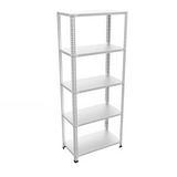 Rafburada® 5 Katlı Galvaniz Çelik Raf. Depo, Kiler, Dosya Rafı 43x93 1.50 mm 100 cm