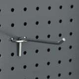 RafBurada ® 50 Adet Delikli Panel Kancası.Aksesuar Kancası 10 cm-2.5 cm