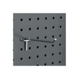 Rafburada 50 Adet Delikli Panel Kancası - Aksesuar Kancası - 25 cm-2.5 cm