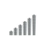 Rafburada 50 cm Galvaniz Çelik Raf Profil