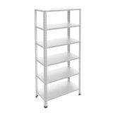 Rafburada® 6 Katlı Galvaniz Çelik Raf. Depo, Kiler, Dosya Rafı 31x60 0.70 mm 150 cm