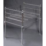 RafBurada 60x80 Cm (Krom Profil Ayaklı) Havuz Sepet - Market, Mağaza, Teşhir, Vitrin, Promosyon Havuz Sepeti