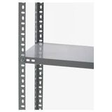 Rafburada 7 Katlı 3'lü Bitişik Galvaniz Çelik Raf.depo,dosya Raf 43x60-1.00 Mm-200cm