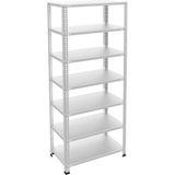 Rafburada 7 Katlı Galvaniz Çelik Raf - Depo, Arşiv, Kiler, Dosya, Market Rafı