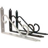 RafBurada ® Ferforje Raf Altı Ayağı 2'li 13x19 Cm
