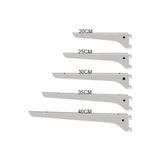 Rafburada Raf Destek Kolu - Ahşap Raf Desteği, Raf Tutucu Ayak - Sunta, Mdf Destek Kolu Beyaz-12 Adet-30 cm