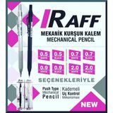 Raff Metal 0.5 mm Siyah Versatil Kalem