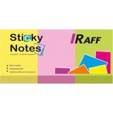 Raff Neon Renkler Yapışkanlı Not Kağıdı 3 Renk ( 40 mm * 50 Mm) - Çok Renkli - Boyut - Post-it