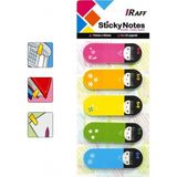 Raff Yapışkanlı Not Kağıdı ( 15 mm * 45 Mm) Kız Bebek ( 3 Adet ) - Çok Renkli - Post-it