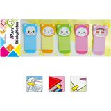 Raff Yapışkanlı Not Kağıdı 5 Renk ( 25 mm * 45 Mm) Bebek - Çok Renkli - Boyut - Post-it