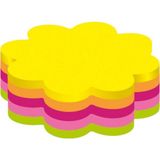 Raff Yapışkanlı Not Kağıdı Çiçek - Çok Renkli - Desen - Post-it