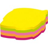 Raff Yapışkanlı Not Kağıdı Yaprak - Çok Renkli - Desen - Postit