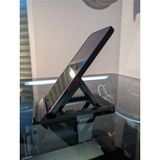 Rafine Studio 3D Siyah Katlanabilir Çok Açılı Tablet ve Telefon Standı – Ayarlanabilir Masaüstü Aparat, Tutucu