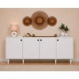 Rafineri Tasarım Vira Konsol Dolap,tv Ünitesi,salon Dolabı,antre Dolap %100 Mdf - Beyaz