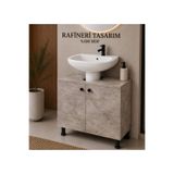 rafineritasarım ASYA BANYO DOLABI,LAVABO ALTI DOLAP,AYAKLI LAVABO DOLABI,MODERN LAVABO ALTI ÜNİTE %100 mdf