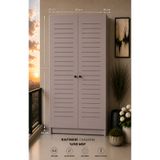 rafineritasarım FLOWER DOLAP,ÇOK AMAÇLI KOMBİ DOLABI,BALKON DOLABI,KİLER DOLABI 80 cm