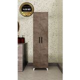 rafineritasarım Long 2 Kapaklı Raflı Çok Amaçlı Dolap Banyo Balkon Kiler Mdf