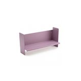 Rafiste Mor Metal Duvar Rafı - Masa Üstü Kitaplık ve Çok Amaçlı Ofis Düzenleyici 21x50 cm