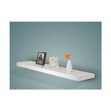 Rafkestir 150 x 15 Gizli Bağlantılı Duvar Rafı Mat Beyaz