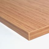 RAFKESTİR 40 X 15 Gizli Bağlantılı Duvar Rafı ( Mat Bambu )
