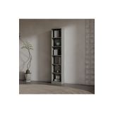 RAFKESTİR INFORNO SUNTALAM KİTAPLIK ( 200 X 40 X 28 ) HARELİ CEVİZ (MAT)