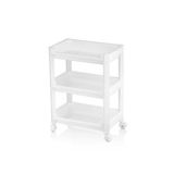 Rafty Geniş 3 Katlı Tekerlekli Sepet Organizer Düzenleyici Raf Ünitesi 352X220x480mm (5250)