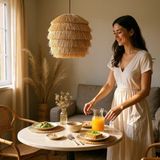 Rafya Şila Avize - Saman Sarısı
