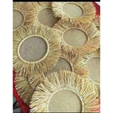 Rafya Supla Adet 2 - 10 x 10 cm - Ahşap