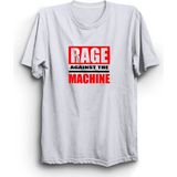 Rage Against The Machine, Basic, Rock Metal Grup Tişörtü - 3XL - Beyaz