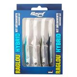 RAGOT Leurre Souple Raglou Hybrid Discovery Kit – 12 cm – 25 g – Pb-Pw-Ayug-Lc – RG3921443