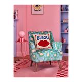 RahanDesign Bisou Punch İşlemeli Pamuklu Kırlent Kılıfı - 43x43cm - Punch Kırlent Kılıfı