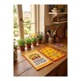 RahanDesign Kaplan Desenli 2li Mutfak Havlusu Seti - 30x50cm - Tiger Style Yazılı Mutfak Havlusu Seti