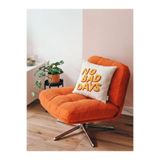 RahanDesign No Bad Days Punch Işlemeli Kırlent Kılıfı - 43x43cm