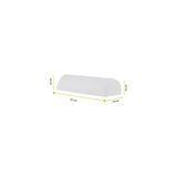 Rahatsan Çok Amaçlı D-Yastık Ortopedik Visco Yastık - 12 x 44 cm - Beyaz