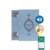 Rahle Boy 30 Cüz Kur'an-ı Kerim (mavi, Karton Kapak, Kutulu)