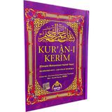 Rahle Boy Kuranı Kerim Türkçe Okunuşlu Tecvidli Mealli ve Kelime Mealli Mor