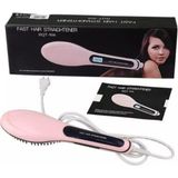 Raicon Pembe Elektrikli Saç Düzleştirici Tarak Fast Hair Straightener 1 Yıl Ithalatçı Garantili Yok 230 De - Ahşap