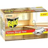 Raid 6 Adet Kokusuz Pratik Hamam Böceği Yemi