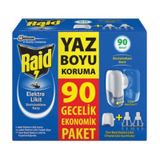 Raid Sivrisineklere Karşı Elektro Likit Isıtıcı + 2 Yedek 90 Gece 2 x 27.4 ML