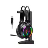 Raiden G606 Rainbow 7.1 USB Oyuncu Kulaklığı, 4D Mikrofon, RGB Aydınlatma, Siyah
