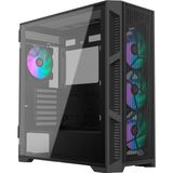 Raijintek Ponos Ultra Ms4 Menteşeli Temperli Cam Yan Panel 4X12CM Adreslenebilir Fanlı Argb LED USB 3.0 Type-C Mesh Ön Panelli Atx Bilgisayar KASASI(RJ-0R20B00226)